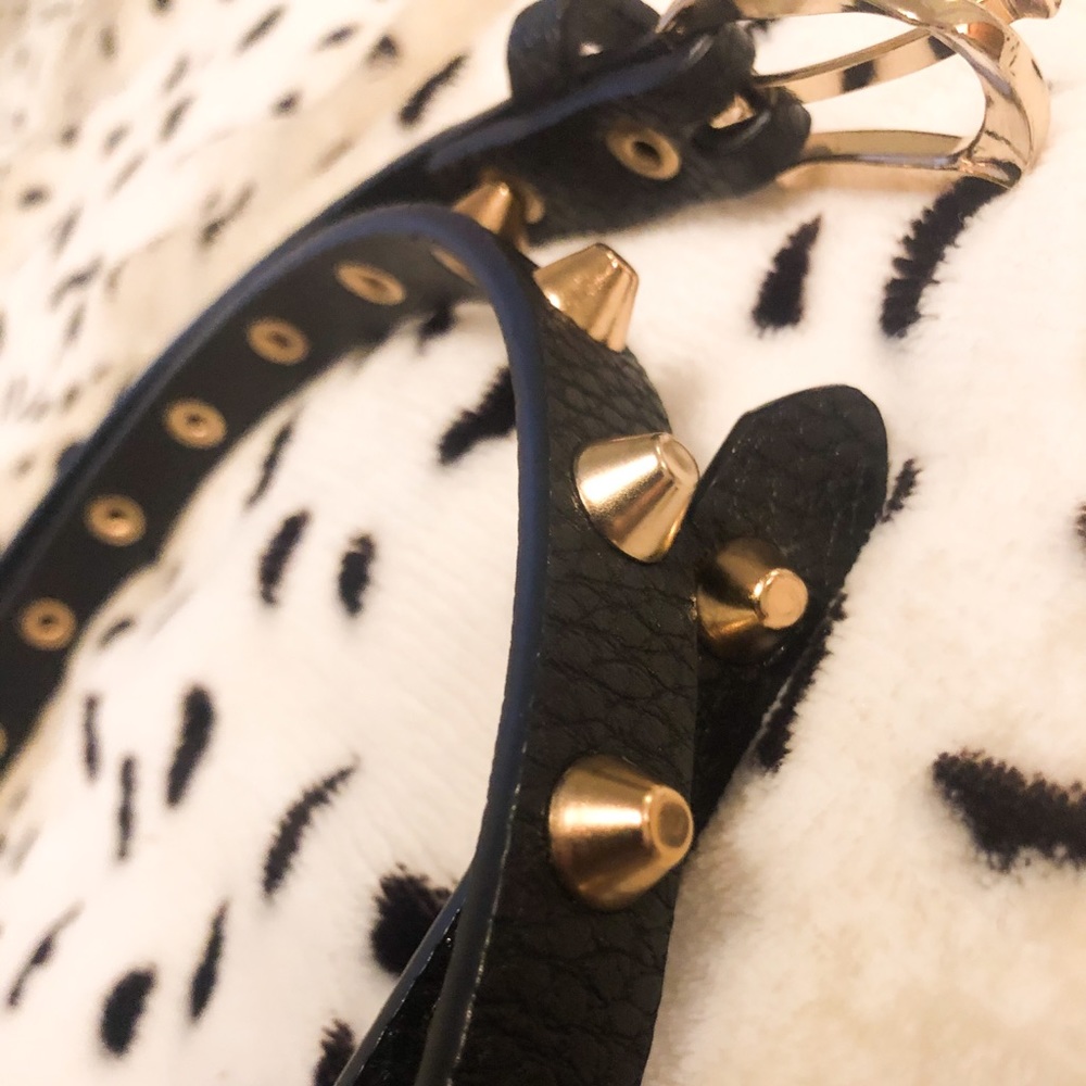 Black with Gold belt
